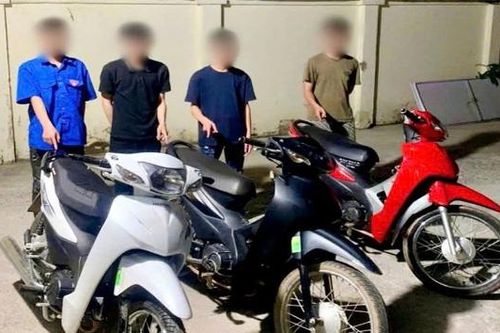 Triệt xóa các nhóm thanh thiếu niên gây 4 vụ trộm cắp xe máy tại phường Bắc Giang