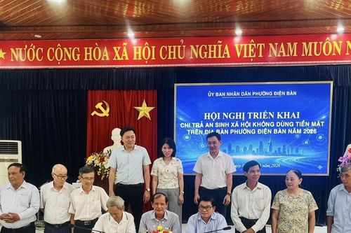 Điện Bàn phấn đấu chi trả an sinh không dùng tiền mặt đạt 90% trở lên