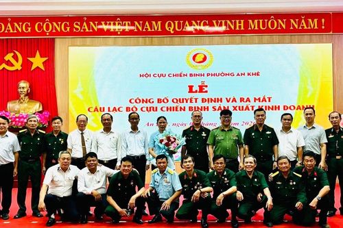 Ra mắt Câu lạc bộ Cựu chiến binh sản xuất kinh doanh phường An Khê