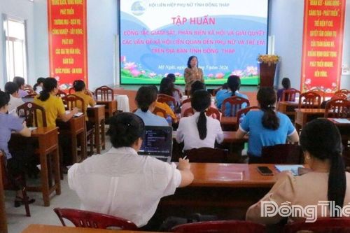 Nâng cao hiệu quả giải quyết các vấn đề xã hội liên quan đến phụ nữ và trẻ em