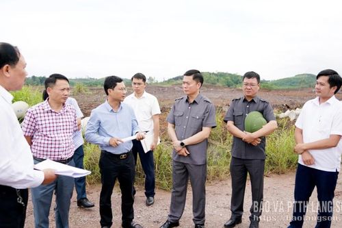 Lãnh đạo tỉnh kiểm tra tình hình triển khai các dự án trên địa bàn huyện Lộc Bình cũ