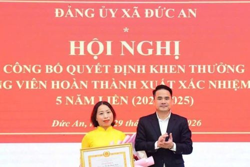 Nữ đảng viên 5 năm liền hoàn thành xuất sắc nhiệm vụ