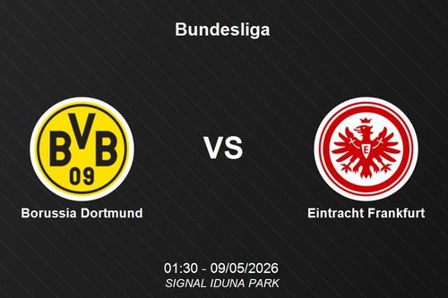 Nhận định Borussia Dortmund vs Eintracht Frankfurt - Bundesliga
