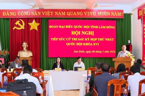 Cử tri xã Sơn Điền kiến nghị nâng cấp hạ tầng giao thông