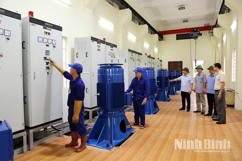Đồng khởi các trạm bơm tiêu trước mùa mưa bão năm 2026