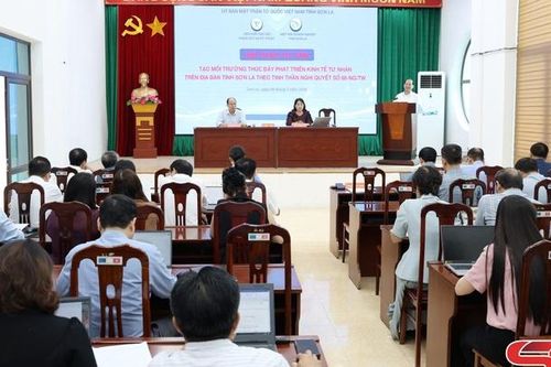 Tạo môi trường thúc đẩy kinh tế tư nhân trên địa bàn tỉnh Sơn La theo tinh thần Nghị quyết số 68-NQ/TW