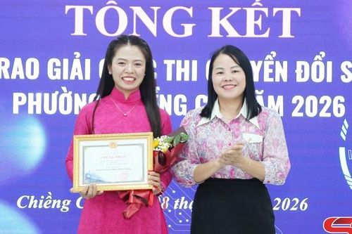 Tổng kết trao giải cuộc thi chuyển đổi số phường Chiềng Cơi năm 2026