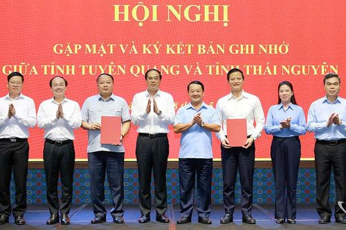 Thái Nguyên - Tuyên Quang đẩy mạnh hợp tác phát triển liên vùng hiệu quả, thực chất