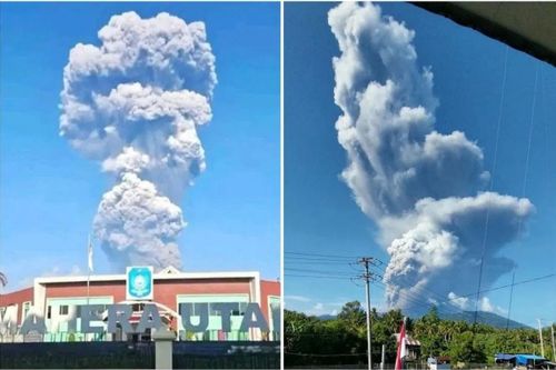 Phun trào núi lửa tại Indonesia, nhiều du khách mất tích