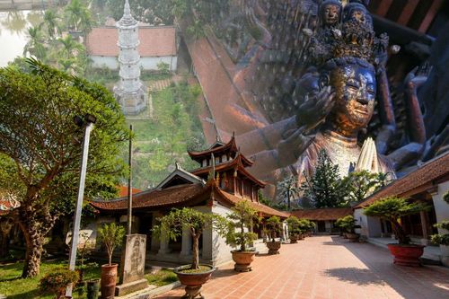 Chiêm ngưỡng kiệt tác kiến trúc của chùa Bút Tháp