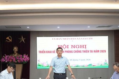 Xã Gia Lâm chủ động triển khai phương án phòng, chống thiên tai năm 2026