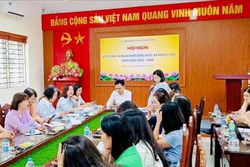 Xã Ngọc Hồi kiểm tra, bình xét thi đua khối Giáo dục năm học 2025 - 2026