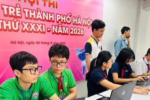 Hơn 1.600 tài năng trẻ Thủ đô tranh tài Hội thi Tin học trẻ năm 2026