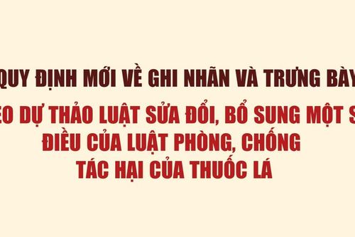 Infographic: Quy định mới về ghi nhãn và trưng bày thuốc lá