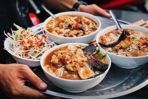 Độc đáo phở gan cháy