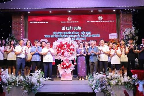 Đội bóng chuyền nữ IMP - Bắc Ninh xuất quân thi đấu Giải hạng A quốc gia
