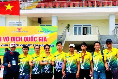 Đà Nẵng dự giải vô địch quốc gia môn điền kinh người khuyết tật