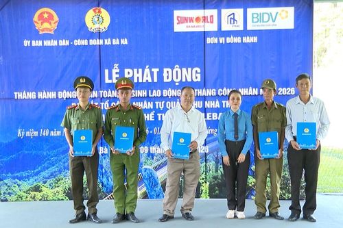 Xã Bà Nà phát động Tháng hành động về an toàn, vệ sinh lao động và Tháng Công nhân 2026