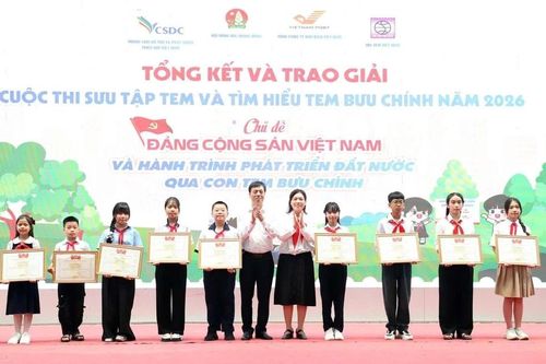 Gia Lai có 1 học sinh đạt giải cuộc thi sưu tập và tìm hiểu tem bưu chính 2026