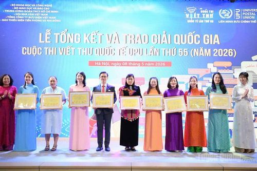 Tuyên Quang đoạt 2 giải Cuộc thi viết thư quốc tế UPU