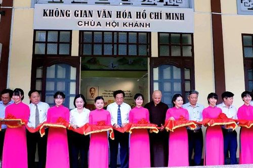 Ra mắt Không gian văn hóa Hồ Chí Minh tại tổ đình Hội Khánh