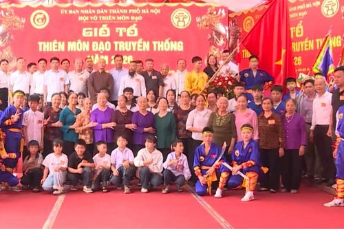 Giỗ tổ Thiên Môn Đạo: Lan tỏa tinh thần võ đạo