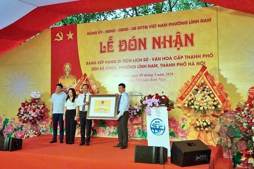 Đền Bà Chúa được xếp hạng Di tích lịch sử