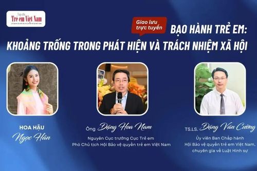 Giao lưu trực tuyến 'Bạo hành trẻ em trong gia đình: Khoảng trống trong phát hiện và trách nhiệm xã hội'