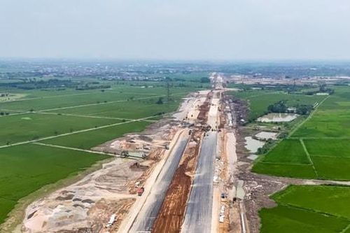Toàn cảnh đại lộ rộng 120m kết nối sân vận động 135.000 chỗ lớn nhất thế giới