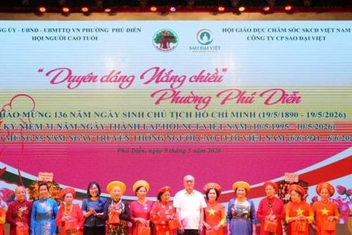 Tinh thần sống vui, sống khỏe của người cao tuổi phường Phú Diễn