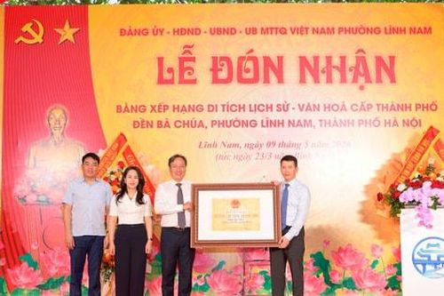 Đền Bà Chúa được công nhận Di tích cấp thành phố: Giữ hồn di sản trong lòng đô thị