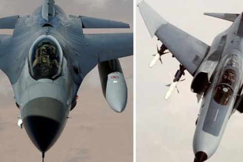 Tiêm kích F-4 Iran giao chiến F-16 Mỹ trong không phận Saudi Arabia