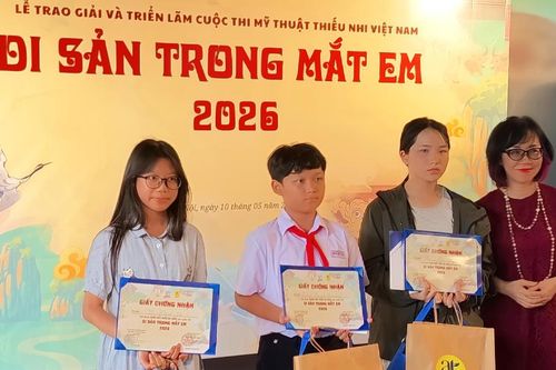 Lan tỏa tình yêu văn hóa qua nét vẽ tuổi thơ