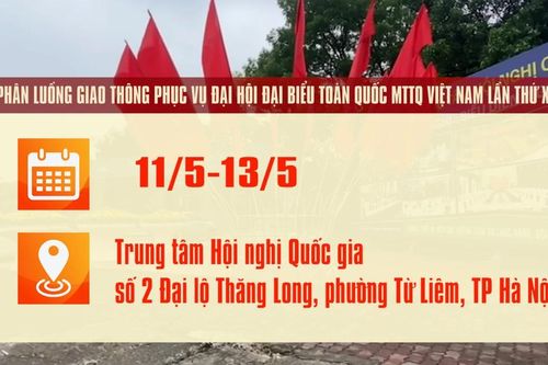 [Video] Hà Nội phân luồng giao thông phục vụ Đại hội đại biểu toàn quốc MTTQ Việt Nam lần thứ XI, nhiệm kỳ 2026-2031