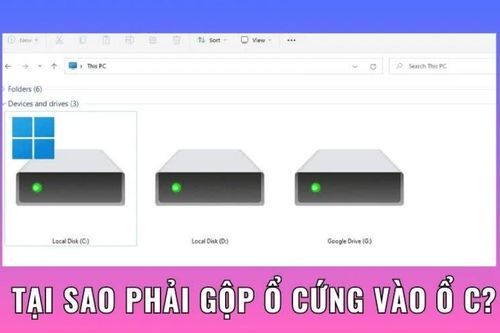 Hướng dẫn cách gộp ổ cứng vào ổ C dễ dàng, hiệu quả
