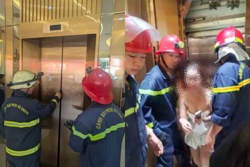 Cảnh sát giải cứu 7 phụ nữ kẹt trong thang máy tại cơ sở thẩm mỹ