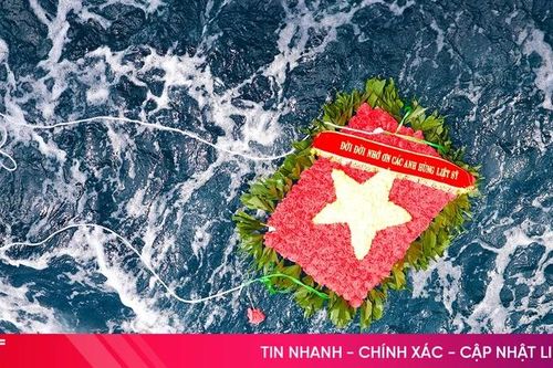 Tưởng niệm các liệt sĩ hy sinh và ngư dân tử nạn trên vùng biển Đông Bắc