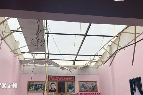 Đồng Tháp: Dông lốc làm sập và tốc mái gần 50 căn nhà