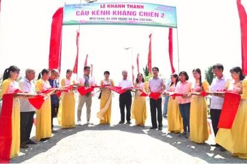 Xã Tân Thạnh: Khánh thành cầu kênh Kháng Chiến 2