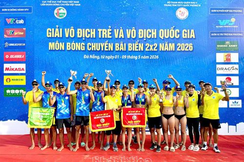 Sanvinest Khánh Hòa vô địch giải bóng chuyền bãi biển quốc gia 2026