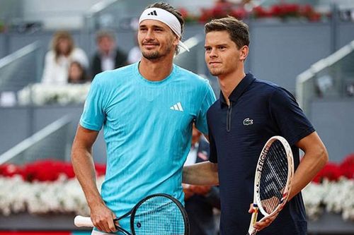 Alexander Zverev thắng áp đảo Alexander Blockx tại vòng mở màn Rome Masters 2026