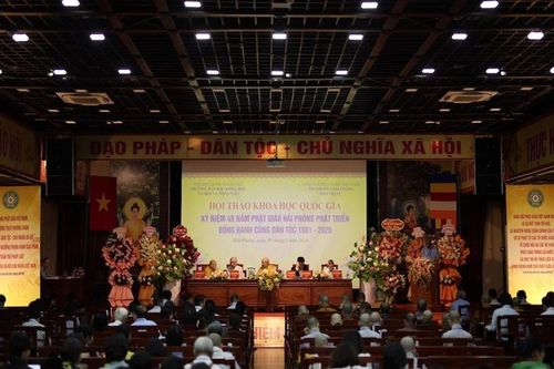 Hội thảo khoa học 'Kỷ niệm 45 năm Phật giáo Hải Phòng phát triển đồng hành cùng Dân tộc 1981-2026'
