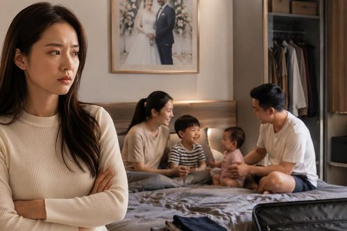 Phòng cưới bị gia đình anh chồng dùng làm chỗ ở