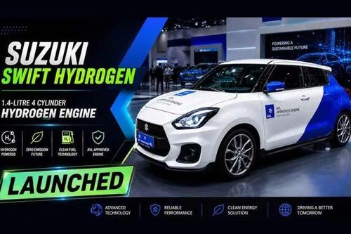 Suzuki Swift động cơ hydro ra mắt, không phát thải CO₂