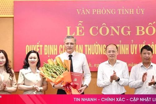 Đồng chí Nguyễn Bá Long giữ chức Phó Chánh Văn phòng Tỉnh ủy
