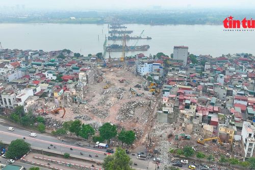 Hà Nội tăng tốc giải phóng mặt bằng thi công cầu Trần Hưng Đạo