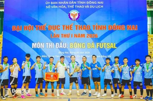 'Hành trình vàng' của Đội futsal phường Trảng Dài: Bản lĩnh, đoàn kết và khát vọng chinh phục