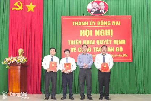 Triển khai các quyết định của Ban Thường vụ Thành ủy Đồng Nai về công tác cán bộ