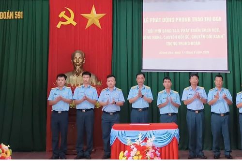 Trung đoàn 591 phát động phong trào thi đua