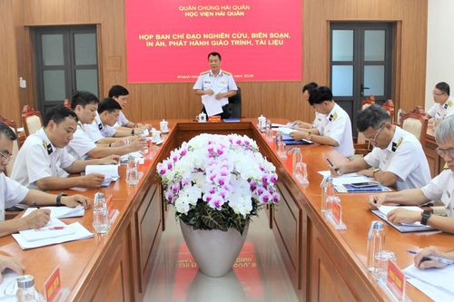 Học viện Hải quân triển khai biên soạn giáo trình, tài liệu dạy học giai đoạn 2026 - 2030